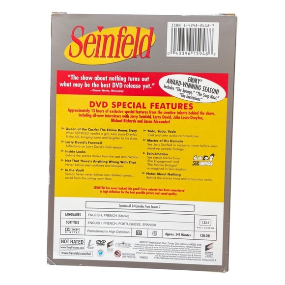 Seinfeld Season 7 DVD - Picture 2 of 2